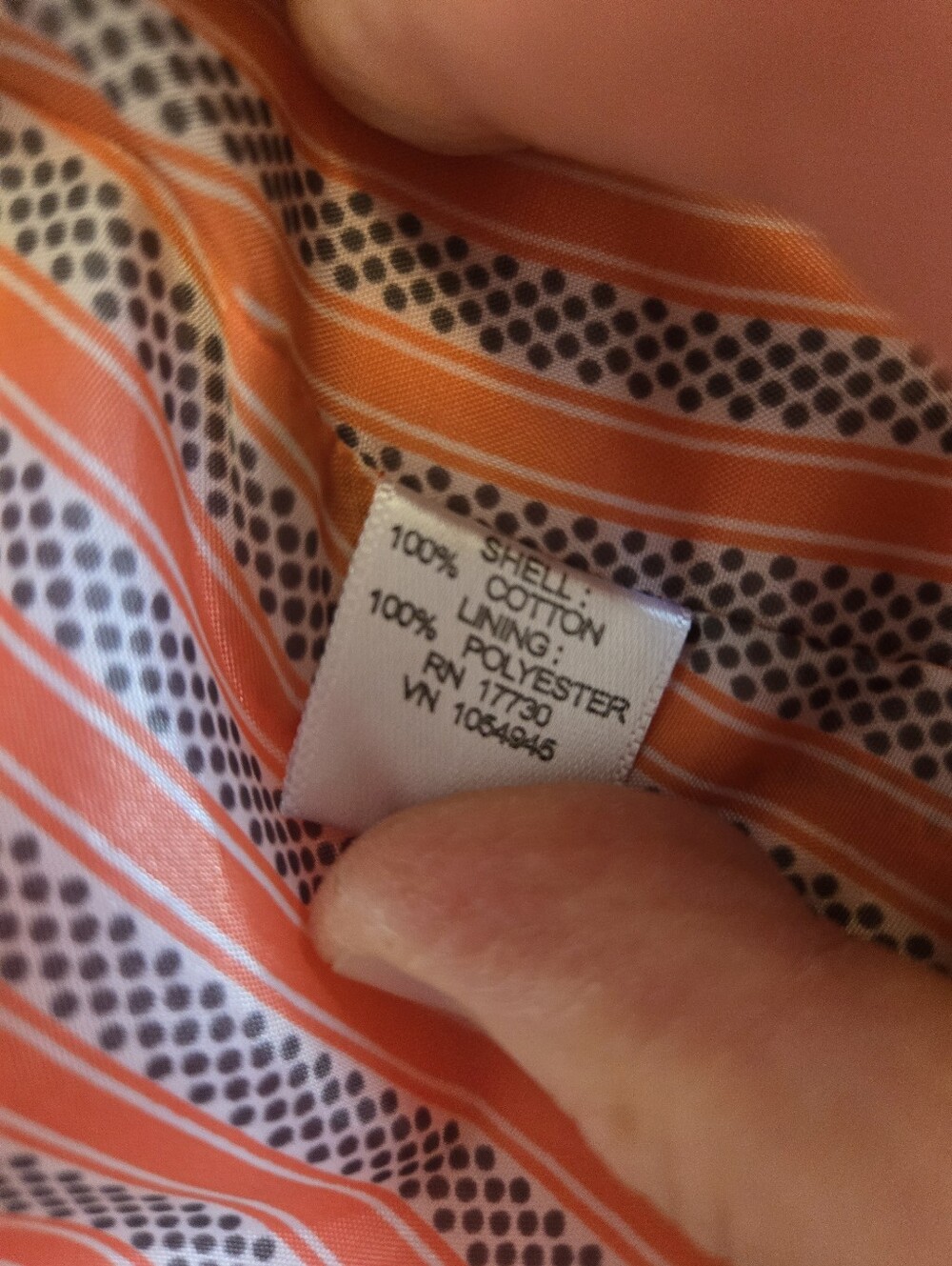 Merona Coral Double-Breasted Trench Coat with Belt - Picture 6 of 9